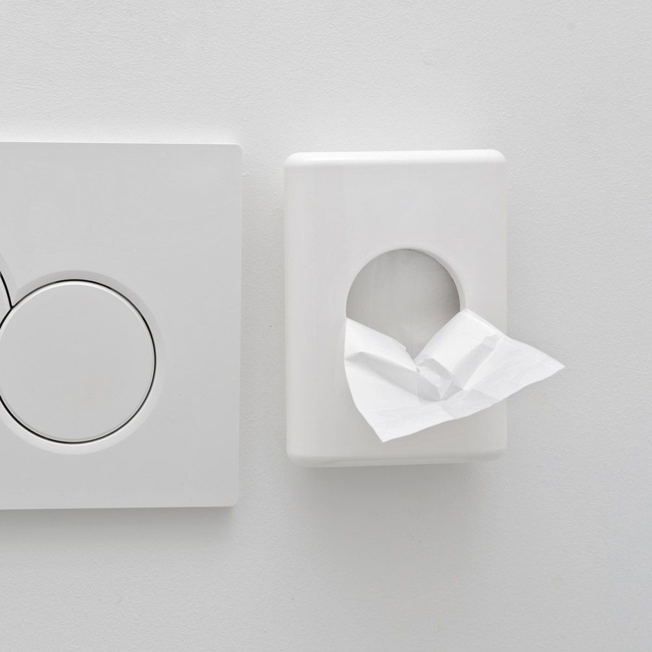HYGOSTAR Distributeur de sachets hygiéniques, blanc