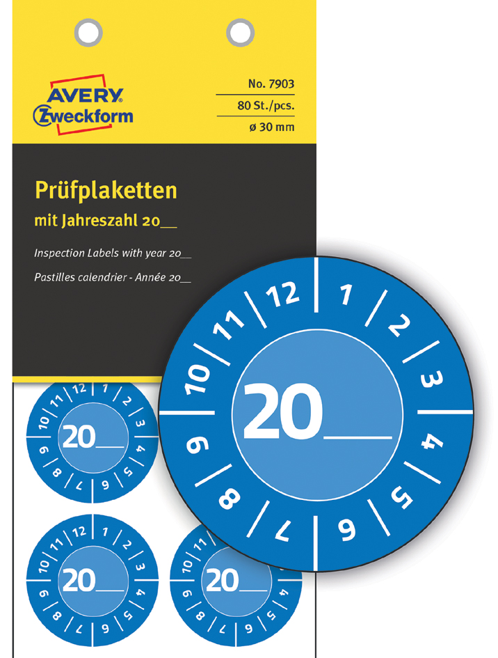 Prüfplaketten