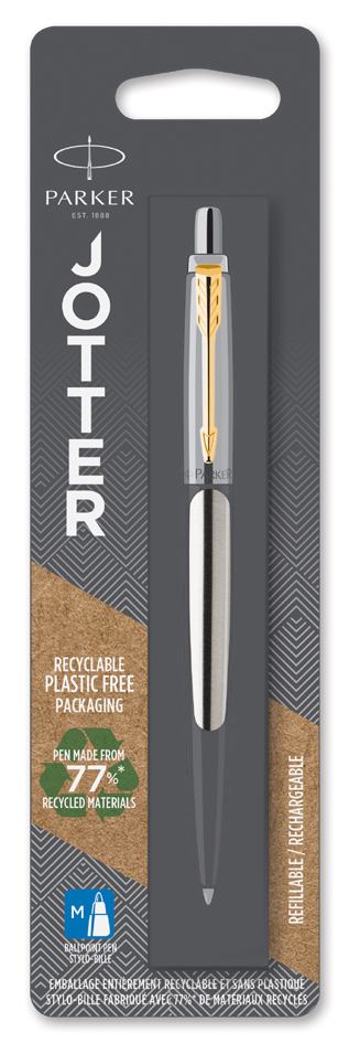 Stylo à bille rétractable JOTTER Acier G.T.