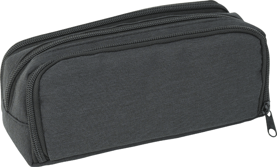 EBERHARD FABER Trousse, 3 compartiments, anthracite/noir