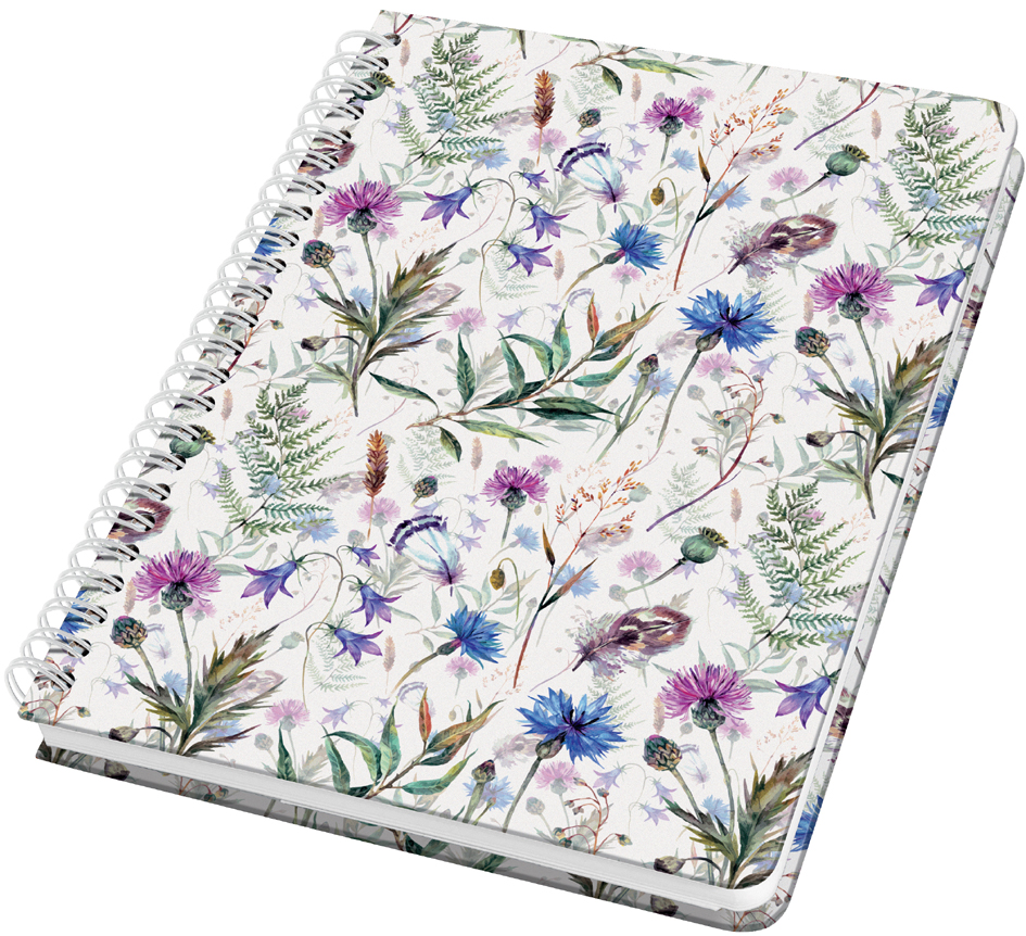 sigel Carnet à spirale Jolie Inspire 'Misty Meadows', A5
