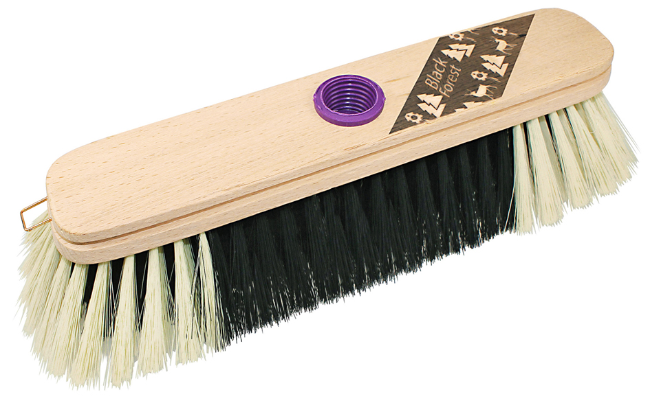 Balai en bois Black Forest, brosse synthétique