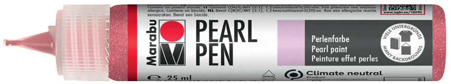 Visuel de référence : peinture effet perles PEARL PEN, ouverte