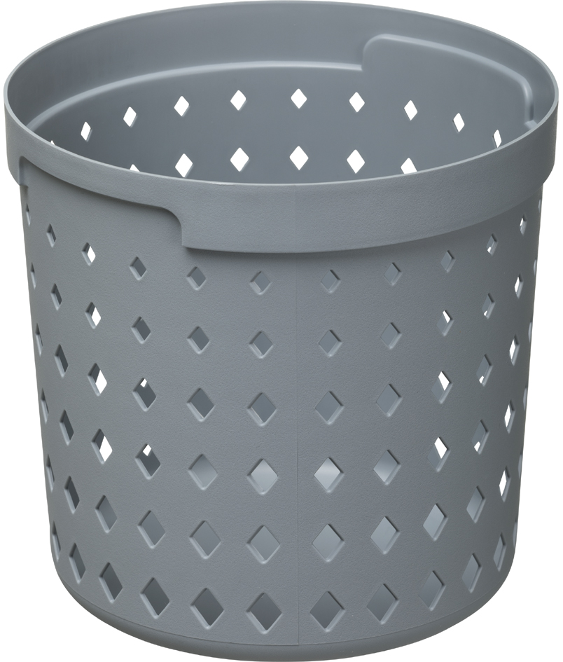 NHG Bac de rangement SEOUL ROUND ORGANIZER L, gris