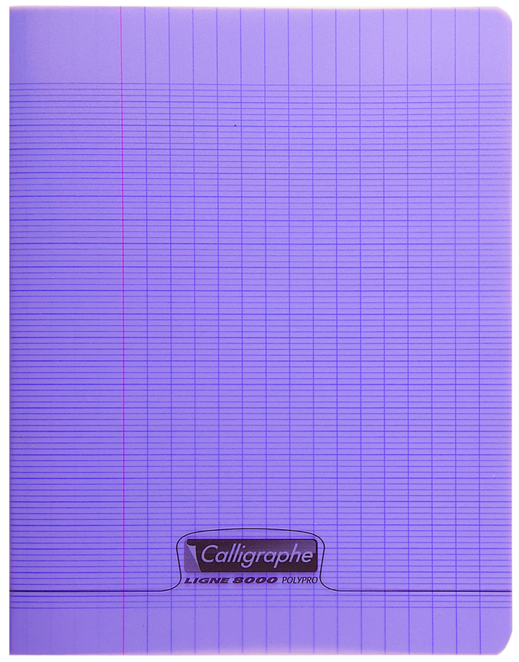 Visuel de référence: Cahier piqûre polypro, violet