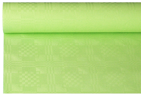 PAPSTAR Nappe damassée, (l)1,2x(L)8 m, vert citron