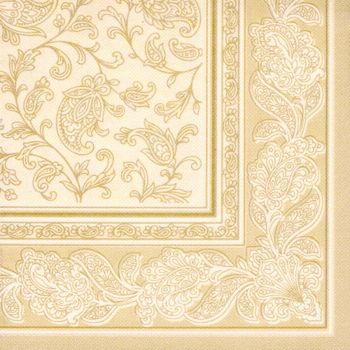 PAPSTAR Serviette 'ROYAL Collection Ornaments', champagne