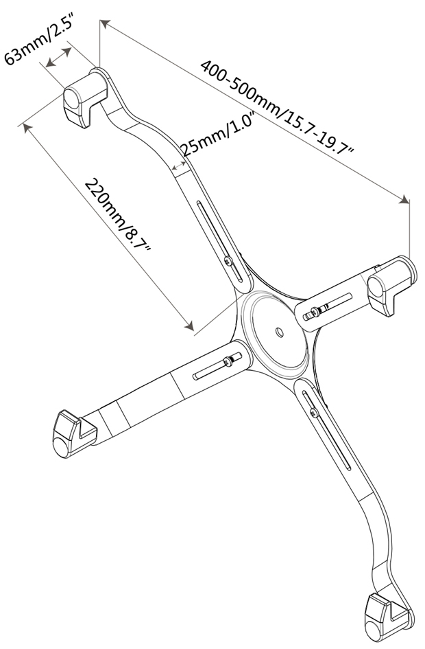 Visuel de référence: dimensions