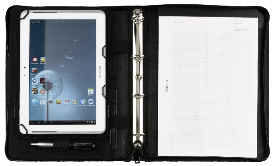 Organisateur pour tablette PC "IMPERIA", ouvert