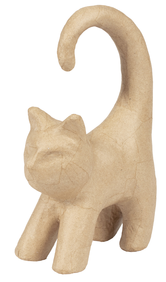 décopatch Support en papier mâché 'Chat 2', 320 mm