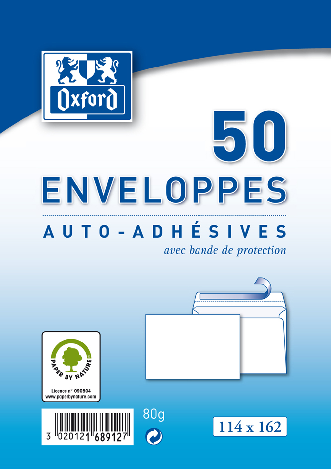 Paxels enveloppes bandes adhésives