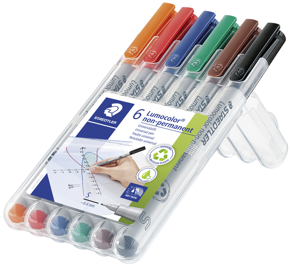 Marqueur non permanent Lumocolor 311 S, étui de 6