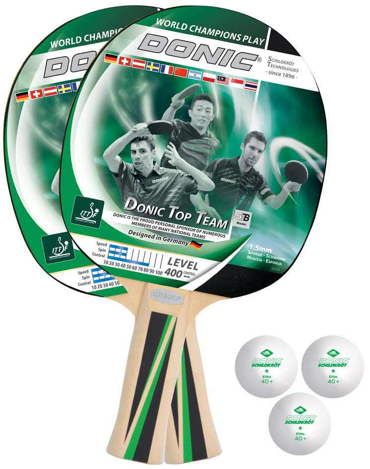 DONIC SCHILDKRÖT Kit de tennis de table 'Top Team 400'