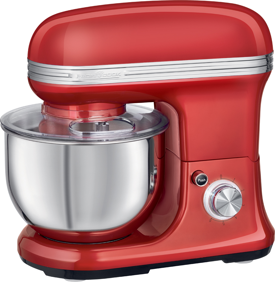PROFI COOK Machine à pétrir PC-KM 1197, rouge