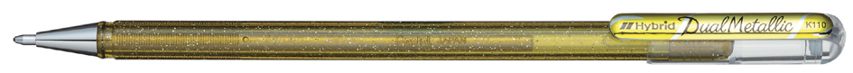 Pentel Hybrid Stylo roller encre gel 'Dual Pen', or