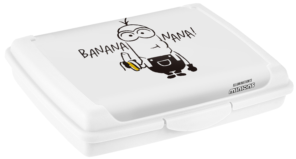 keeeper Boîte à goûter 'carla mini minions banana', blanc