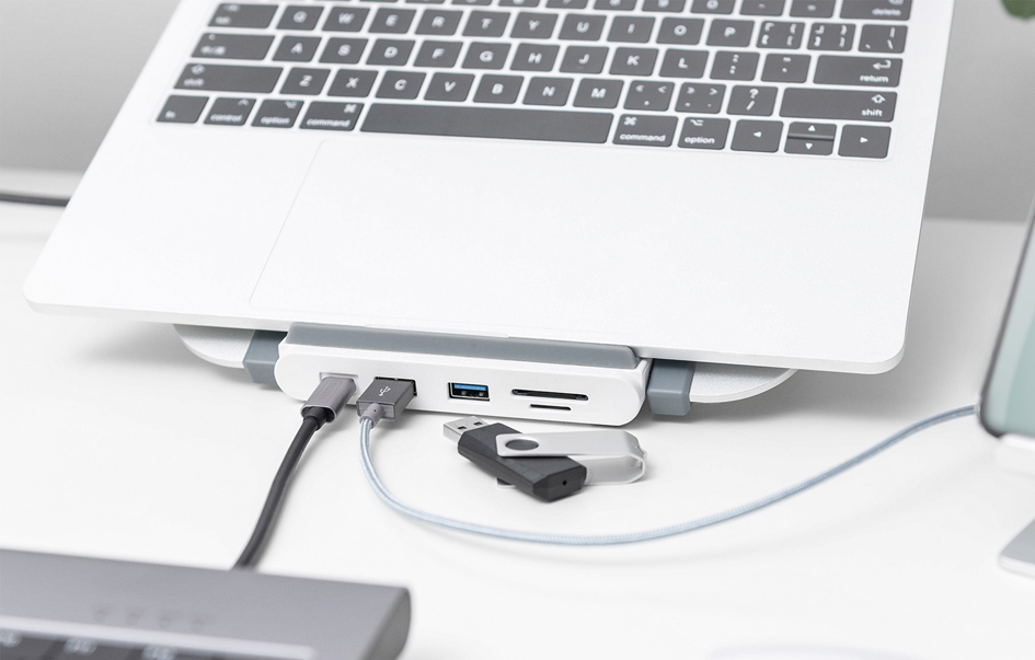 Supports pour PC portable, connexion USB
