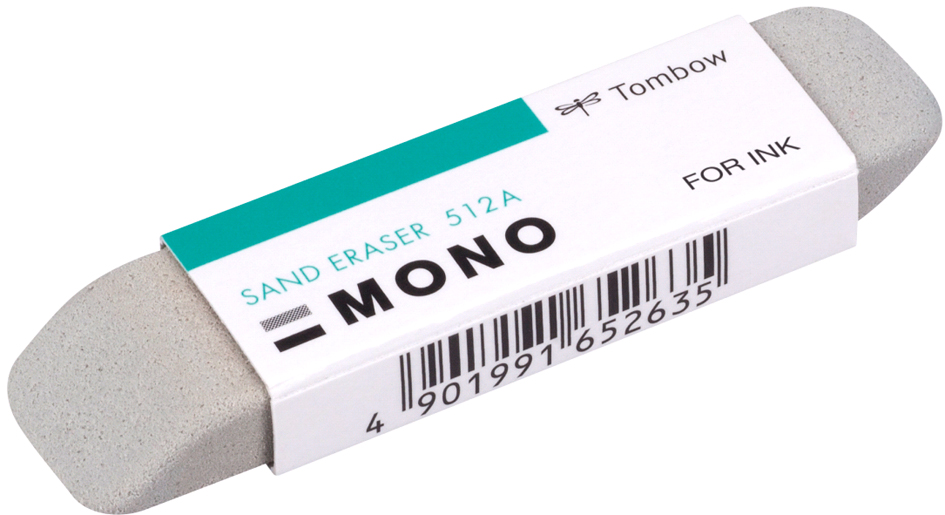 Tombow Gomme en caoutchouc naturel 'MONO sand', gris