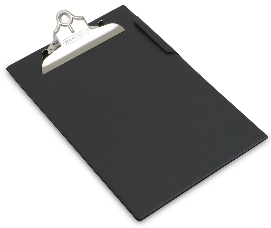 RAPESCO Porte-bloc, A4, plastifié, noir