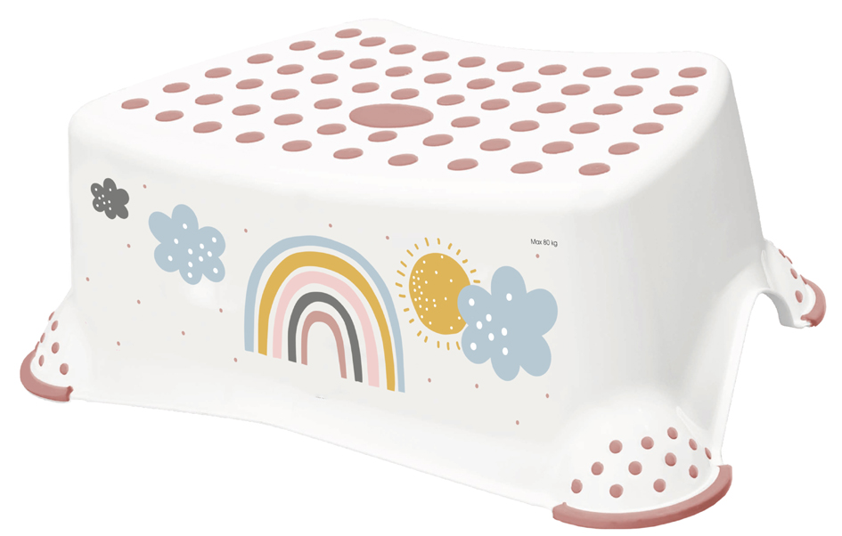 keeeper kids Marchepied 'tomek Rainbow', blanc