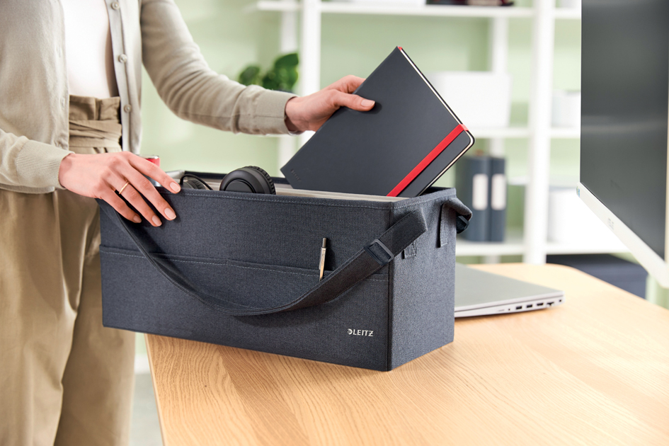 LEITZ Sac de rangement Desk Sharing, en tissu, gris velours