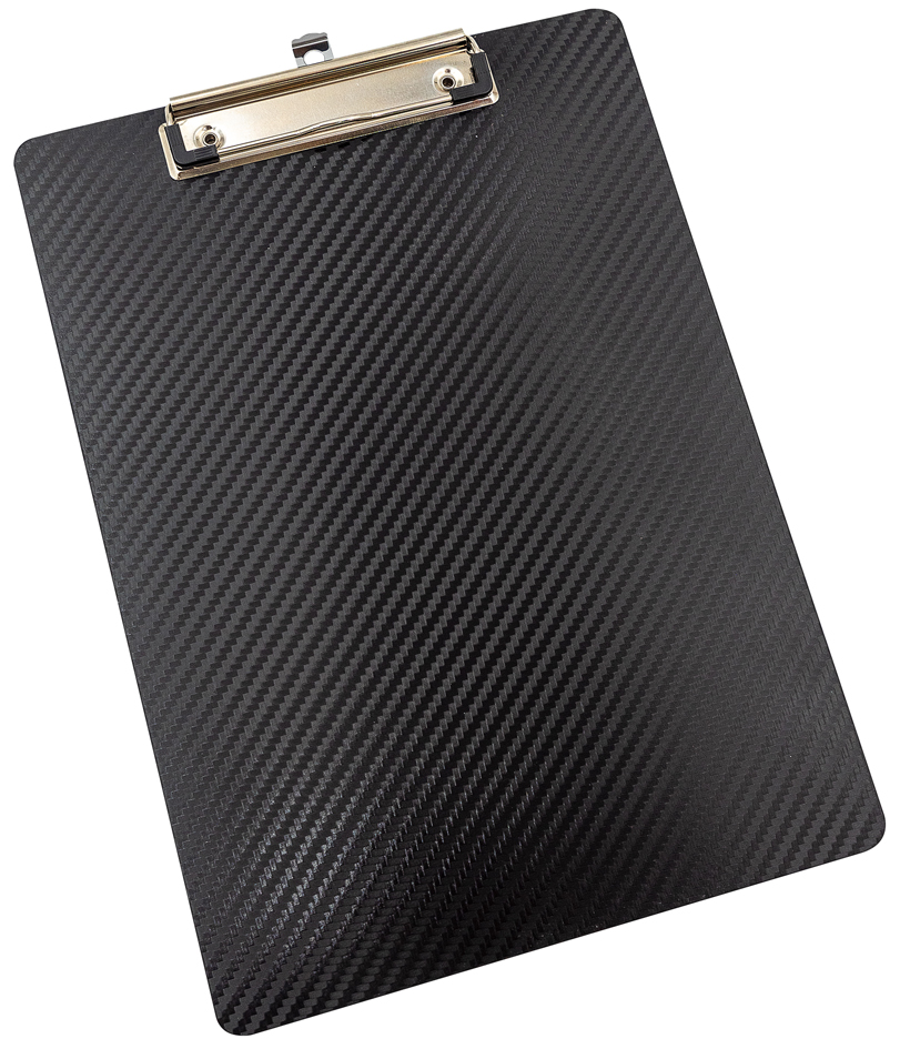WEDO Porte-bloc aspect carbone, A4, en PP, noir