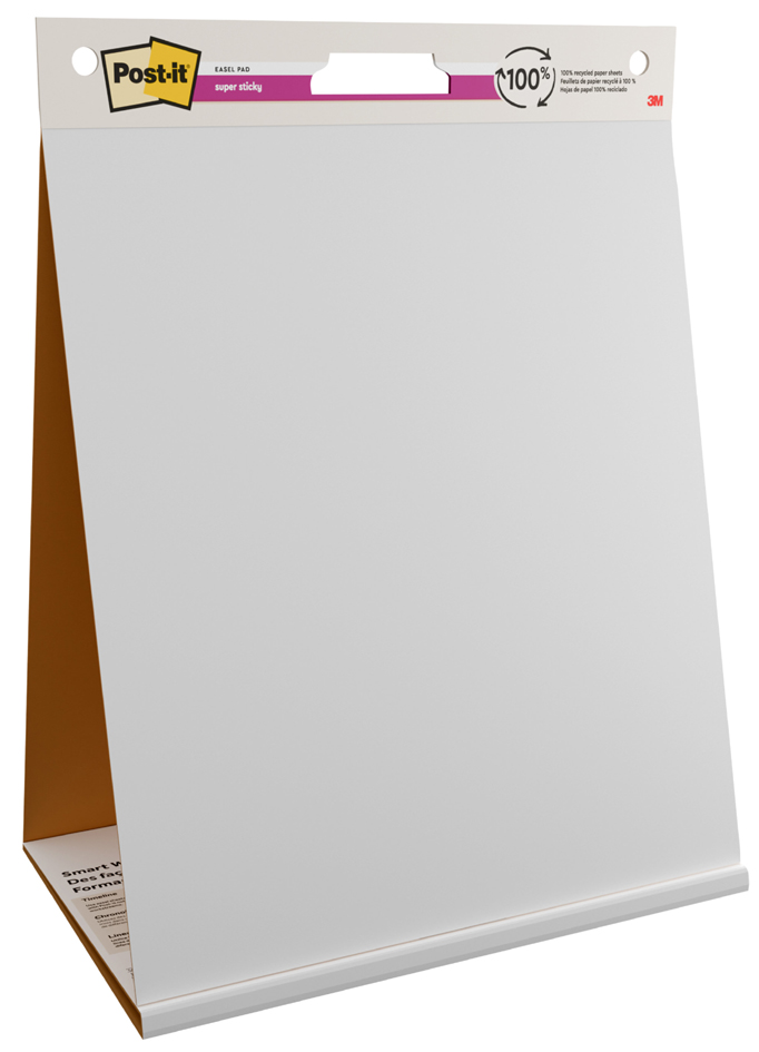 Bloc super sticky Meeting Chart / Flipchart avec support