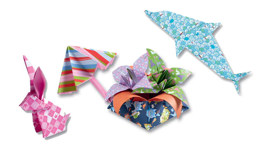 Feuilles à plier, motifs