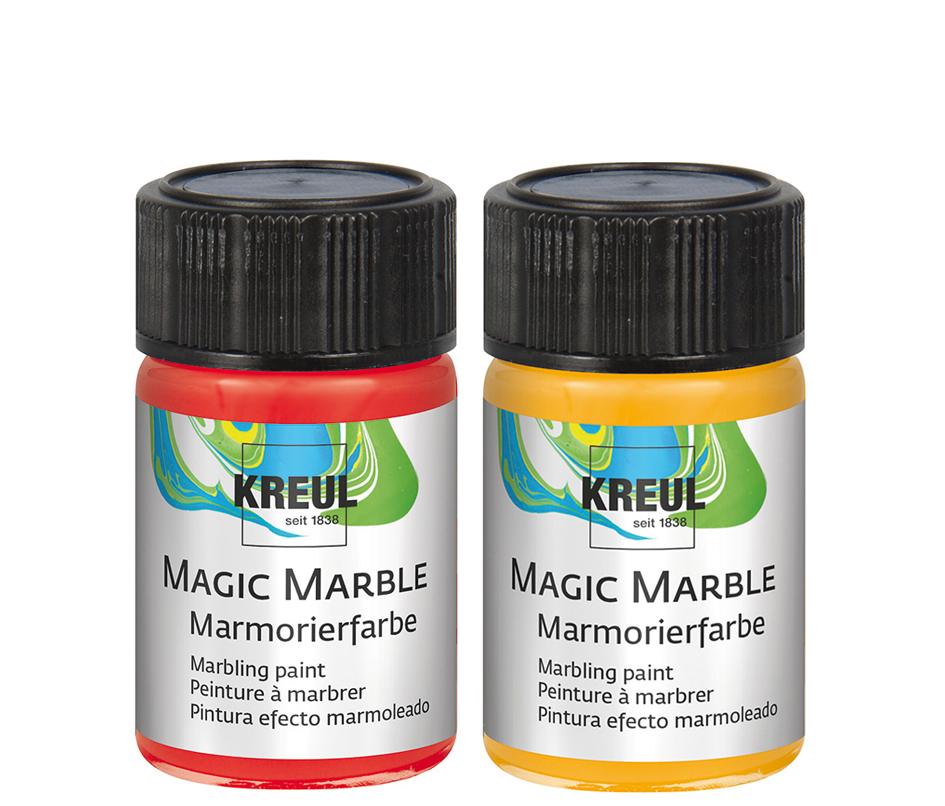 Peintures à marbrer