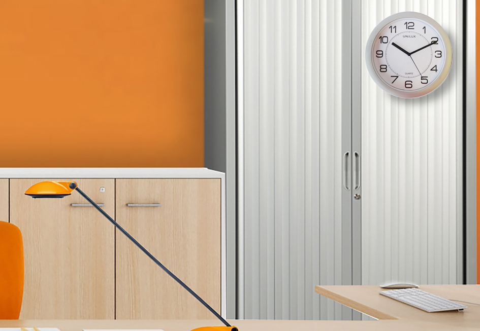 UNiLUX Horloge murale à quartz 'ATTRACTION', magnétique