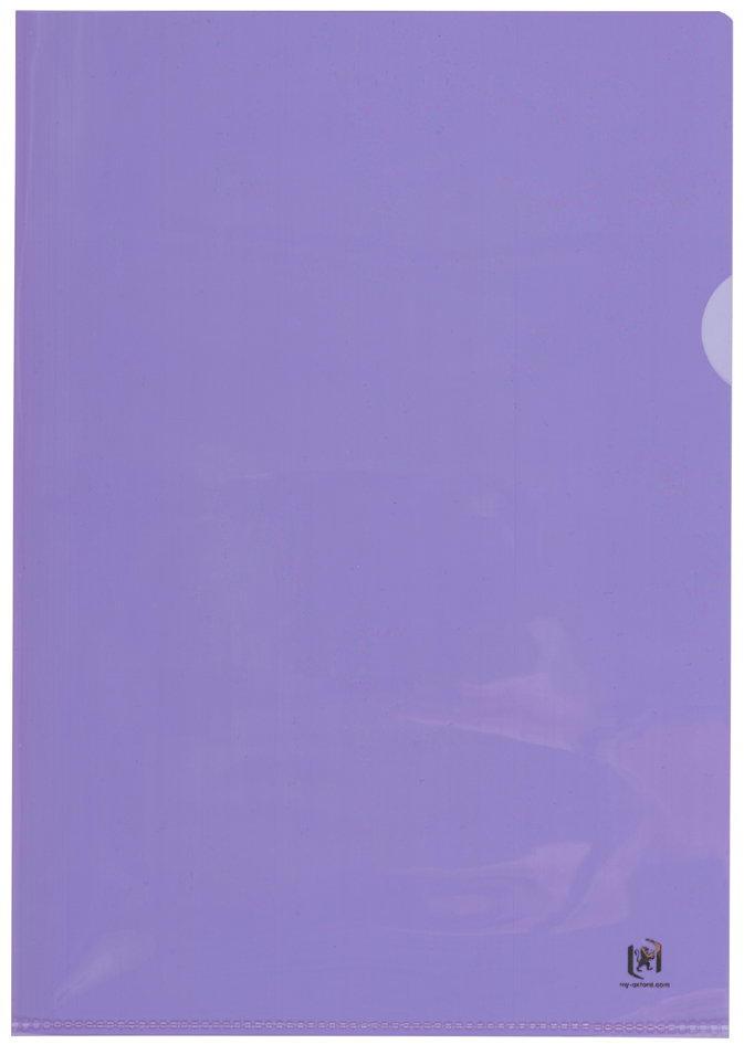 Pochette transparente Premium, violet