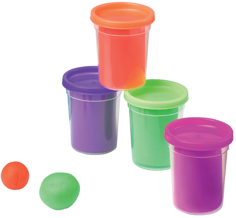 Maped Creativ Pâte à modeler, 4 couleurs fantaisie, 456 g