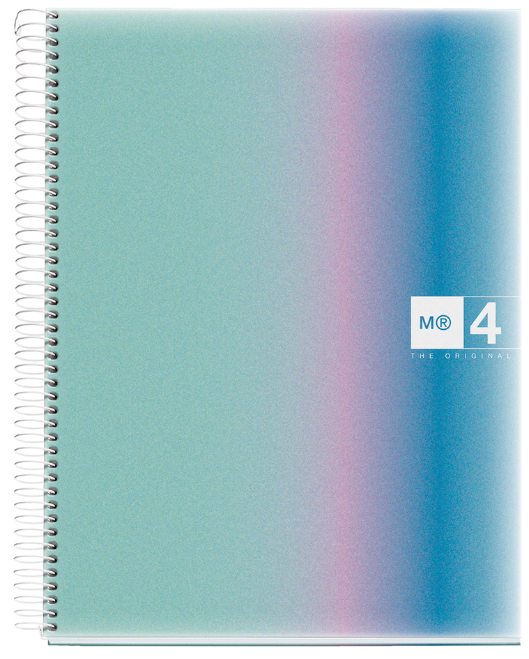 MIQUELRIUS Cahier à spirale 'Notebook AURORA', A4, Santorini