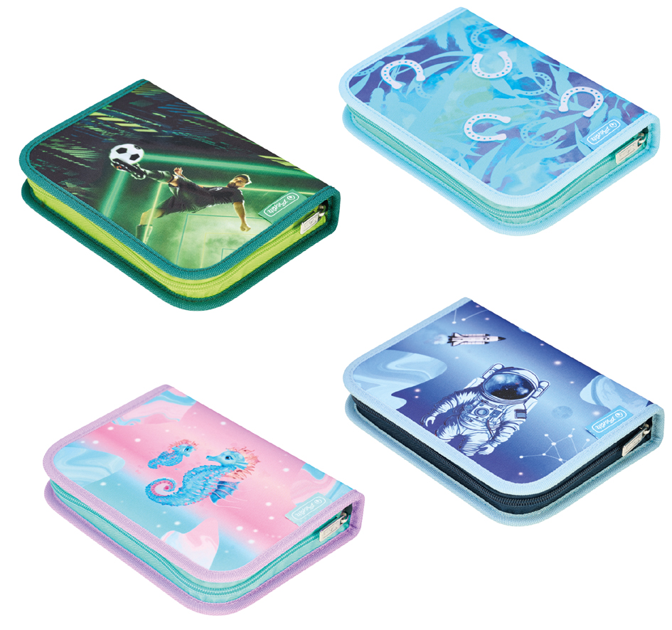 herlitz Étui scolaire 'Girls/Boys Mix II', 19 pièces