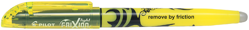 PILOT Surligneur FRIXION light, tracé: 3,8 mm, jaune fluo
