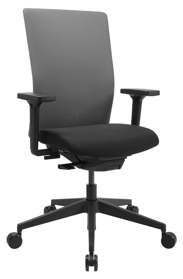 Topstar Chaise de bureau pivotante 'Airwork G', noir/gris