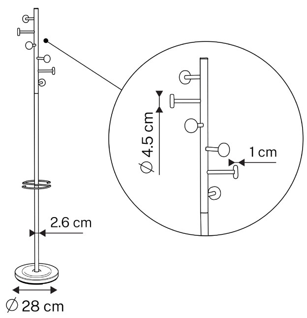 Vue détaillée : dimensions
