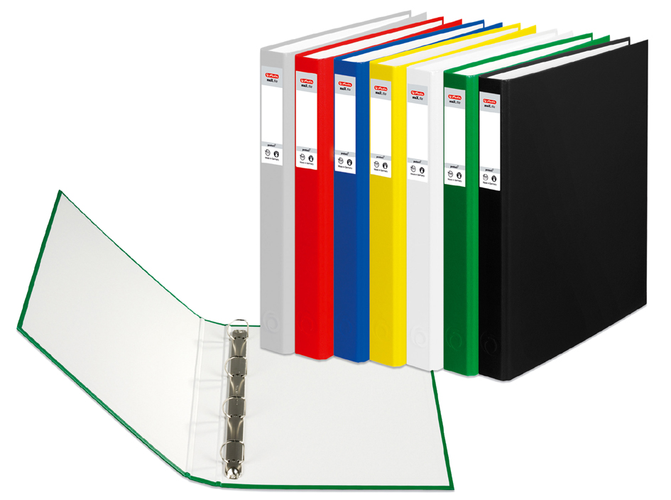 herlitz Classeur à anneaux maX.file protect, A4, 4 anneaux
