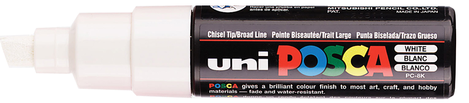 POSCA Marqueur à pigment PC-8K, blanc