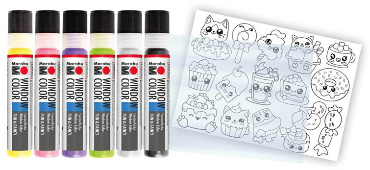 Peintures & marqueurs pour verre