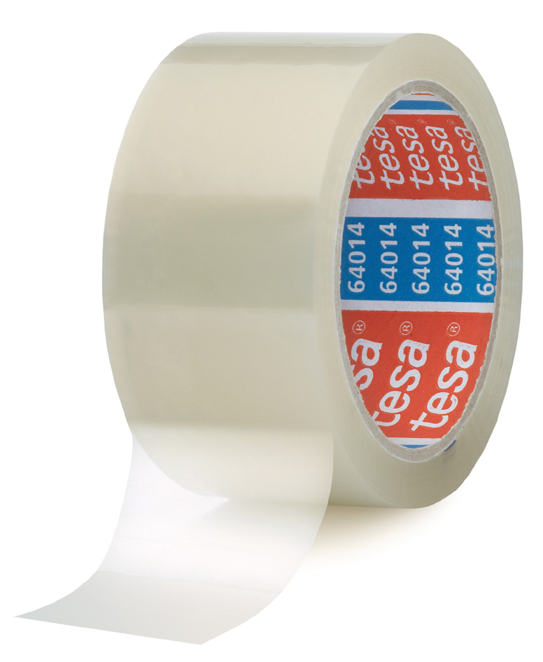 tesa Ruban adhésif d'emballage 64014, 50 mmx66 m,transparent