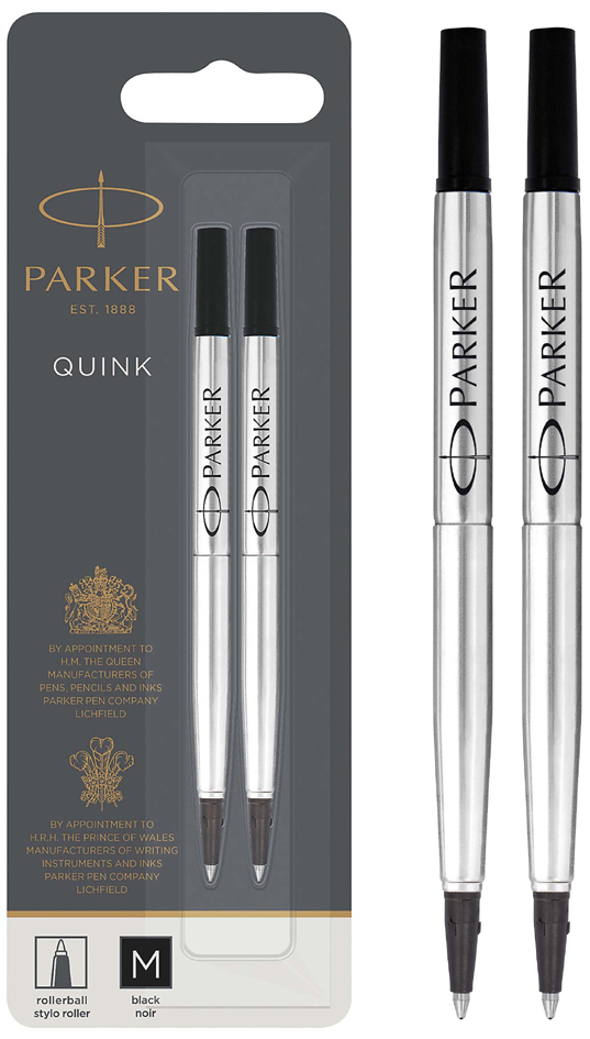 PARKER Recharge pour rollerball QUINK, 0,5 mm, blister, noir