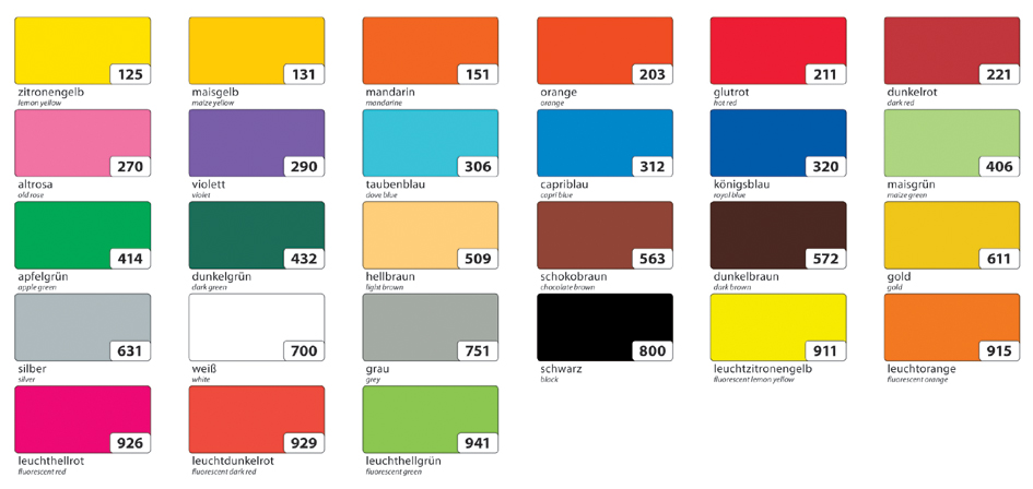 Cartons pour affiches (380 g/m2)