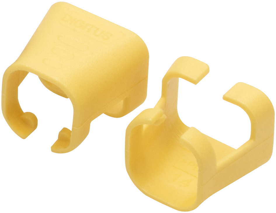 DIGITUS Clip de couleur pour câble patch, jaune