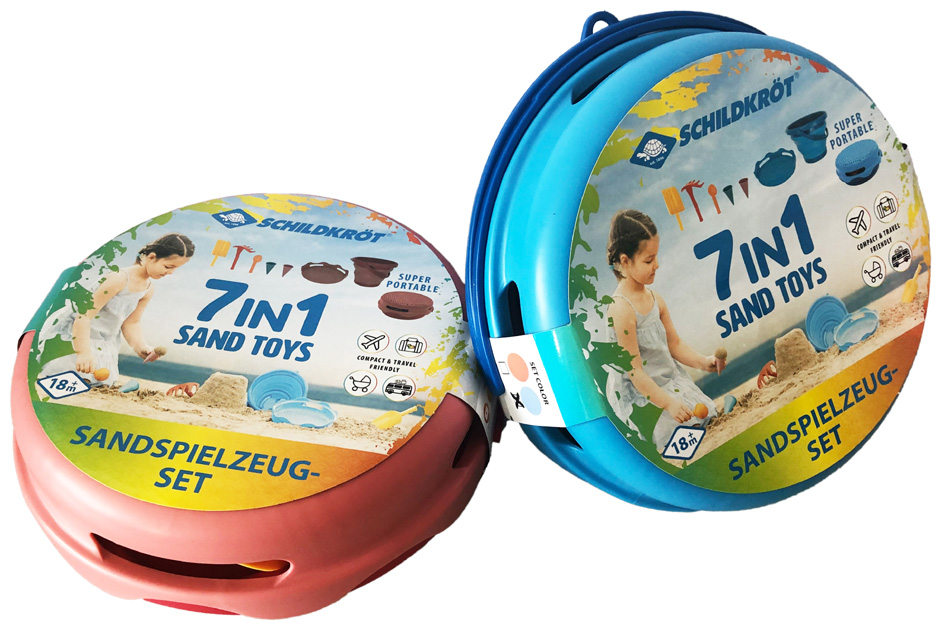 Kit de jouets de plage 7en1, emballage