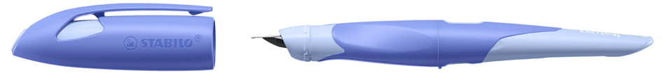 STABILO Stylo plume EASYbirdy L Pastel Edition, bleu/azur