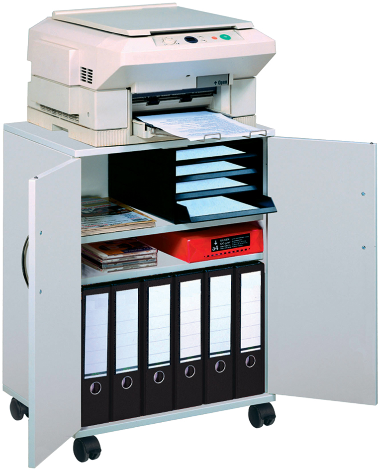 DURABLE Desserte de bureau '74/53', fermé, 3 compartiments