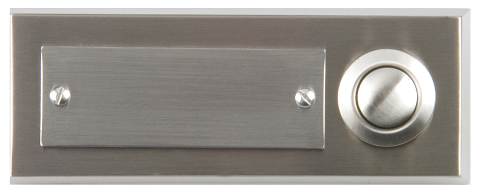 UniTEC Bouton pour sonnette, zinc moulé, 1 bouton