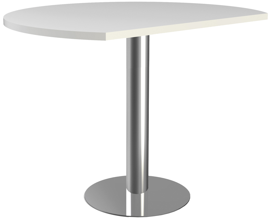 kerkmann Table de réunion ARTLINE, diamètre: 1.000 mm, blanc