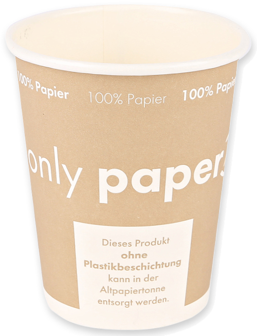 NATURE Star Gobelet pour café en papier dur 'Only Paper'